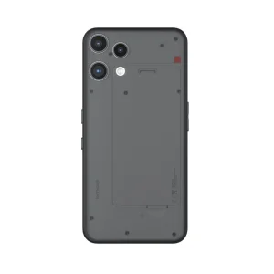 Skin-Touch Matte Case for Nothing Phone (3a) Lite, transparent-black