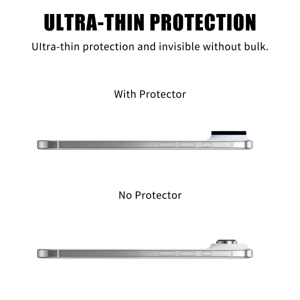 Стъклен Протектор за камера Lens за iPhone Duo, прозрачен 3