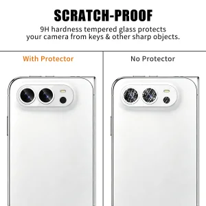 Стъклен Протектор за камера Lens за iPhone Duo, прозрачен 4