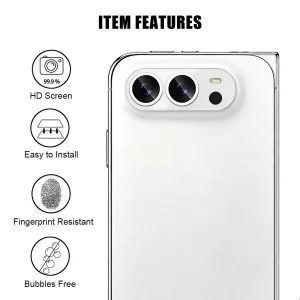 Стъклен Протектор за камера Lens за iPhone Duo, прозрачен 2