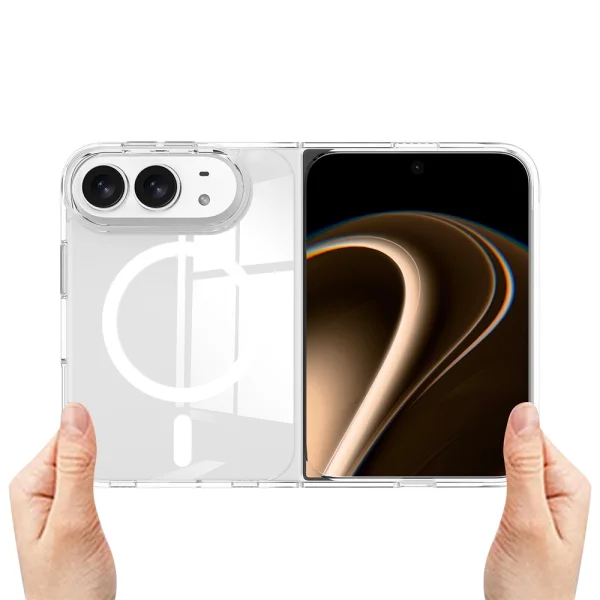 Калъф Magnetic TPU + Acrylic за iPhone Duo, прозрачен 6