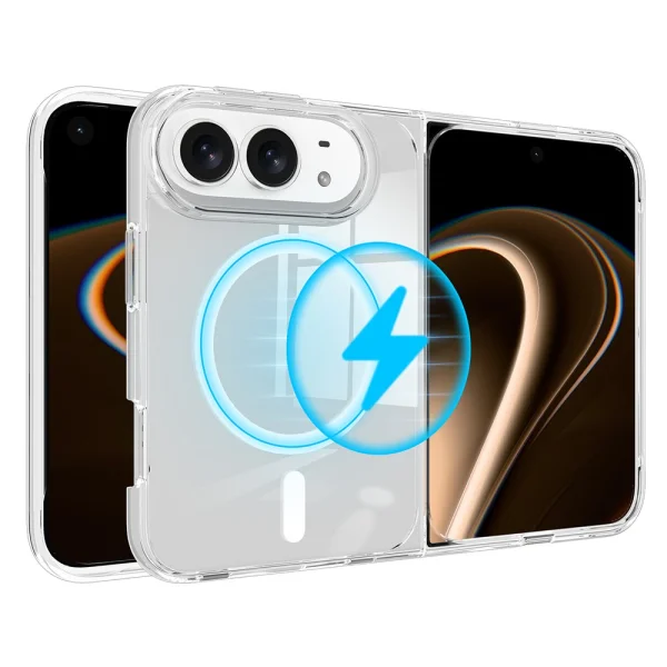 Калъф Magnetic TPU + Acrylic за iPhone Duo, прозрачен 5