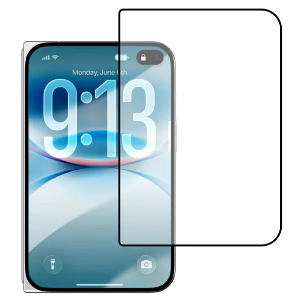 Glass Protector 5D Full Glue for iPhone Duo, transparent 1