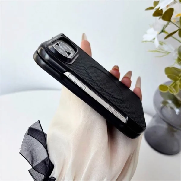 Калъф Wanlonfeng TQ Series Magnetic за iPhone Duo, черен 2
