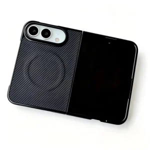 Калъф Wanlonfeng TQ Series Magnetic за iPhone Duo, черен