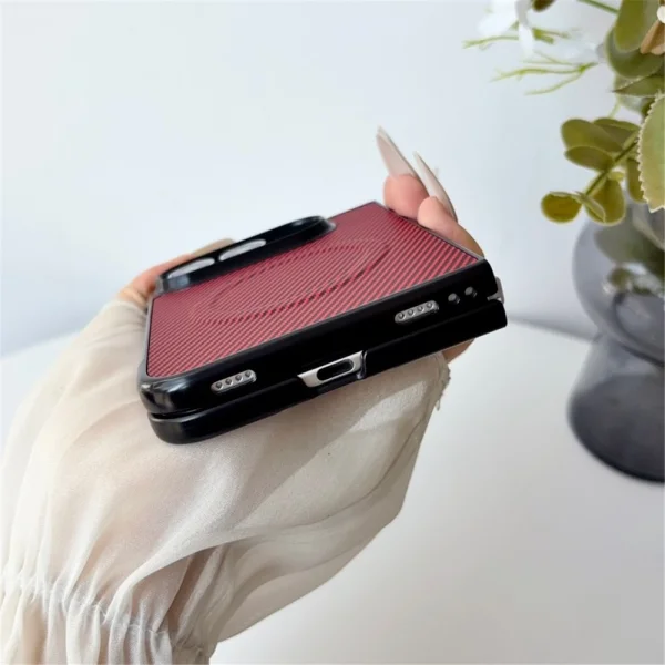 Wanlonfeng TQ Series Magnetic Case for iPhone Duo, red 4