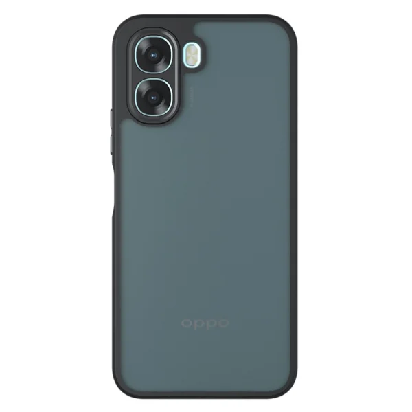 Калъф Skin-Touch Matte за Oppo A6x 4G/A6x 5G, прозрачен-черен 1