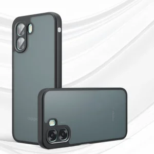Калъф Skin-Touch Matte за Oppo A6x 4G/A6x 5G, прозрачен-черен 2