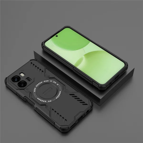 Shockproof case Butterfly Armor Magnetic for Oppo A6x 5G, black 4