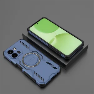 Shockproof case Butterfly Armor Magnetic for Oppo A6x 5G, blue 4