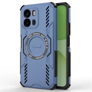 Shockproof case Butterfly Armor Magnetic for Oppo A6x 5G, blue 2