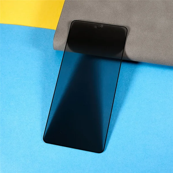 Стъклен Протектор 5D Full Glue Privacy за Oppo A6 5G, черен 4