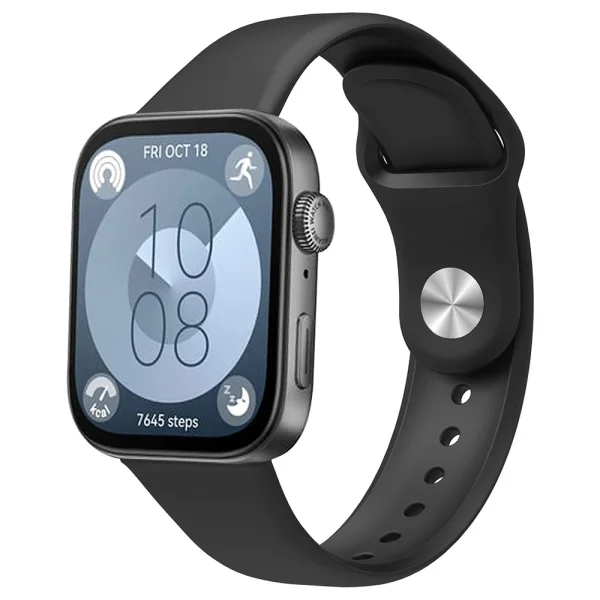 Silicone Strap for Huawei Watch Fit 3, black 1