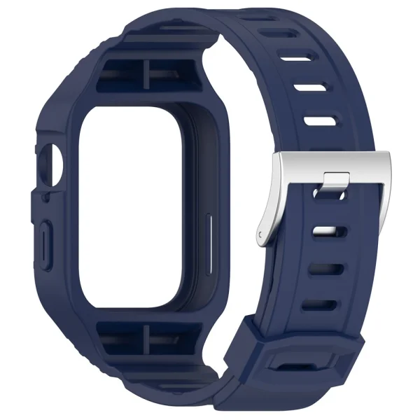 Силиконова Каишка with Watch Case за Huawei Watch Fit 3, тъмно син 3