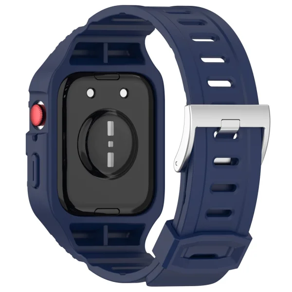 Силиконова Каишка with Watch Case за Huawei Watch Fit 3, тъмно син 2
