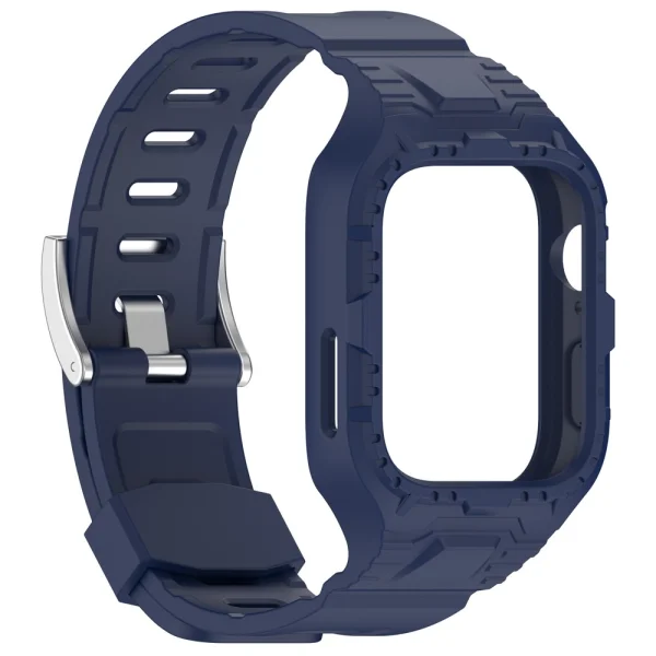 Силиконова Каишка with Watch Case за Huawei Watch Fit 3, тъмно син 4