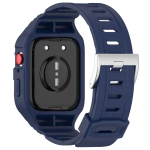 Силиконова Каишка with Watch Case за Huawei Watch Fit 3, тъмно син 2