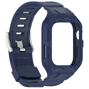 Силиконова Каишка with Watch Case за Huawei Watch Fit 3, тъмно син 4