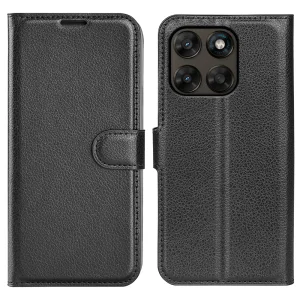 Leather Litchi Texture Case for Motorola Moto G67 5G/87 5G, black