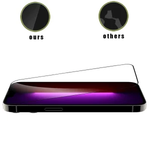 5D Full Glue Glass Screen Protector for iPhone 13 Pro Max, Black 3