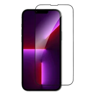 Стъклен протектор 5D Full Glue за iPhone 13 Pro Max, Черен