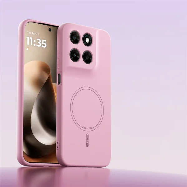 ABEEL Magnetic Anti Drop case for Motorola Moto G67 5G/G87 5G, pink 2