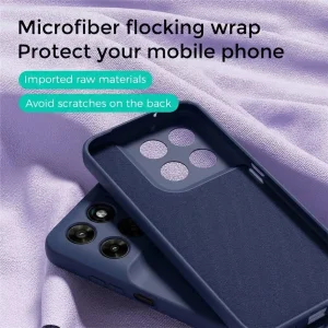 ABEEL Magnetic Anti Drop case for Motorola Moto G67 5G/G87 5G, dark blue 3