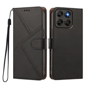 Wallet HT05 Flip Case for Motorola Moto G67 5G/G87 5G, black