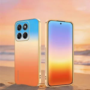 Калъф SINGIUZOO Gradient Color за Motorola Moto G67 5G/G87 5G, оранжев 2