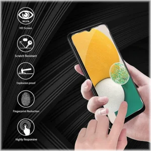 Стъклен Протектор Full Glue 5D за Samsung Galaxy A13, Черен 3