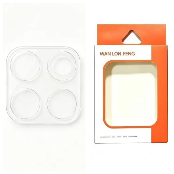 Wanlonfeng Glass Camera Protector for Motorola Moto G67/G87 5G, Transparent 3