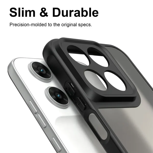 Matte Drop-Proof Case for Motorola Moto G67 5G/G87 5G, black 4