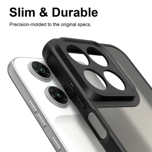 Matte Drop-Proof Case for Motorola Moto G67 5G/G87 5G, black 4