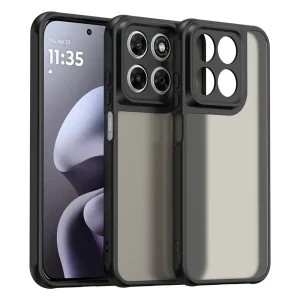 Matte Drop-Proof Case for Motorola Moto G67 5G/G87 5G, black