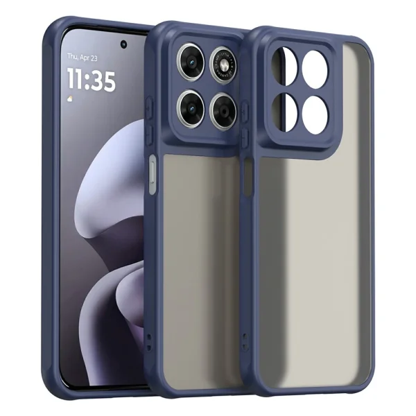 Matte Drop-Proof case for Motorola Moto G67 5G/G87 5G, blue 1
