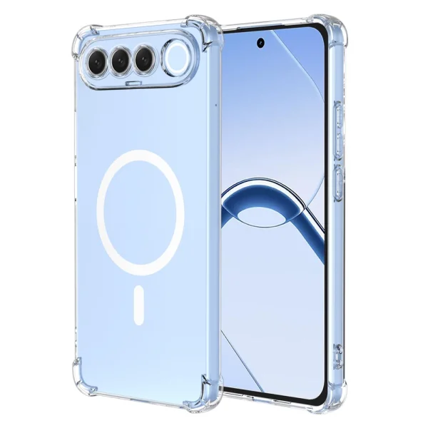 Case compatible with Magsafe TPU+Acrylic for Realme 16 5G, transparent 1