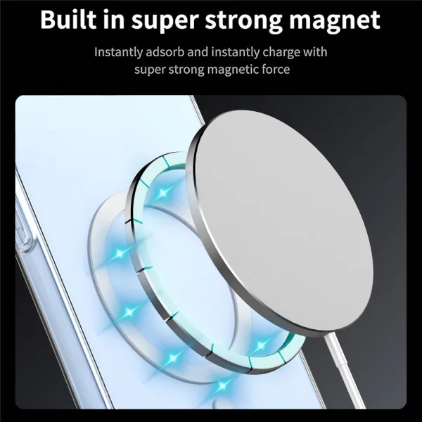 Case compatible with Magsafe TPU+Acrylic for Realme 16 5G, transparent 2