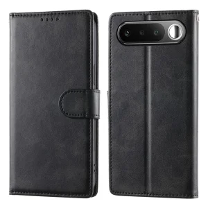 Калъф тефтер Wallet Calf Texture за Realme 16 5G, черен