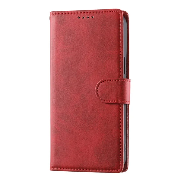 Wallet Calf Texture Book Case for Realme 16 5G, red 2