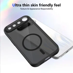 Калъф Skin-Touch, съвместим с Magsafe Matte за Realme 16 5G, черен 4