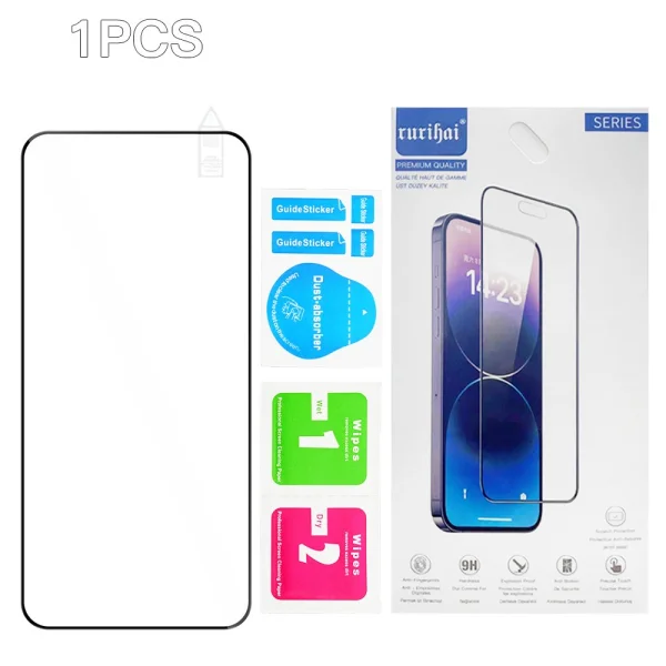 Tempered glass protector RURIHAI for Realme 16 5G, transparent 5