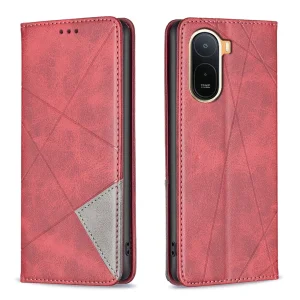 Калъф Тефтер Leather Auto-absorbed Prismatic за Xiaomi Redmi A7 Pro 4G, червен