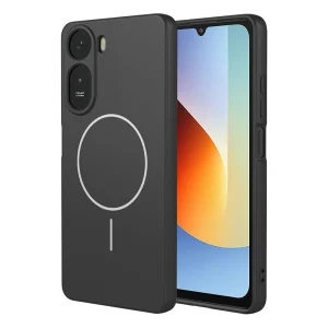 Калъф, съвместим с Magsafe Slim Silicone за Xiaomi Redmi A7 Pro 4G, черен
