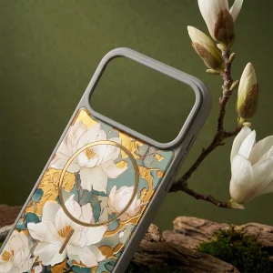Golden Autumn case for iPhone 18 Pro Max, gray 6