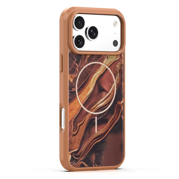 Golden Autumn Case for iPhone 18 Pro, brown 2
