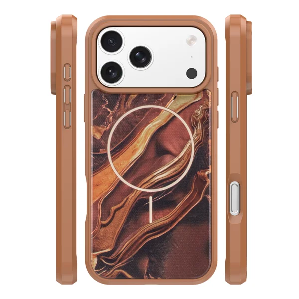 Golden Autumn Case for iPhone 18 Pro, brown 3