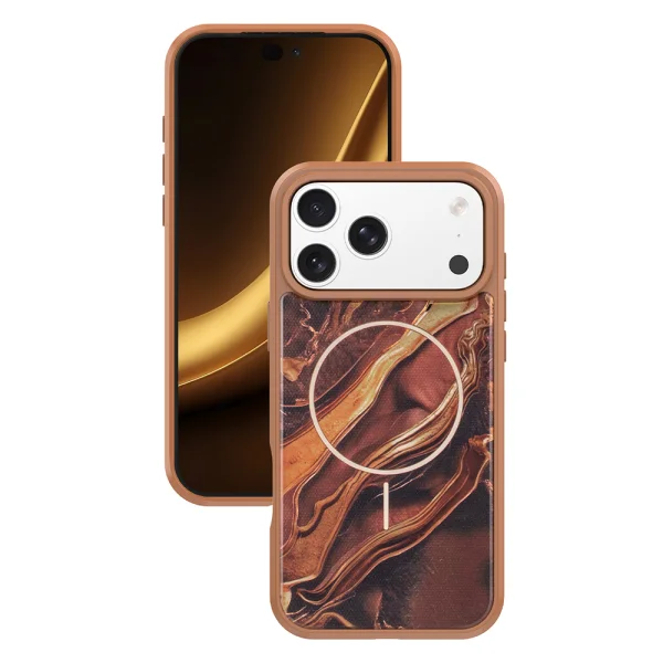 Golden Autumn Case for iPhone 18 Pro, brown 1