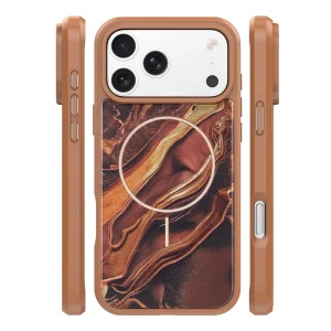 Golden Autumn Case for iPhone 18 Pro, brown 3