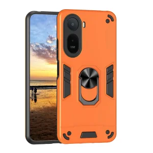 Удароустойчив калъф Ring Holder Kickstand за Xiaomi Redmi A7 Pro 4G, оранжев