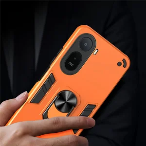 Удароустойчив калъф Ring Holder Kickstand за Xiaomi Redmi A7 Pro 4G, оранжев 4